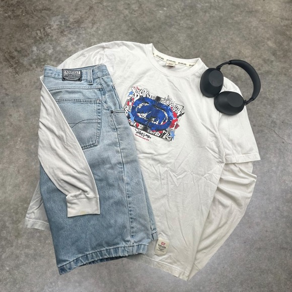 Ecko Unltd Other - Vintage Ecko Unltd Graphic T Shirt Mens XL White Graffiti Rhino Y2K Streetwear